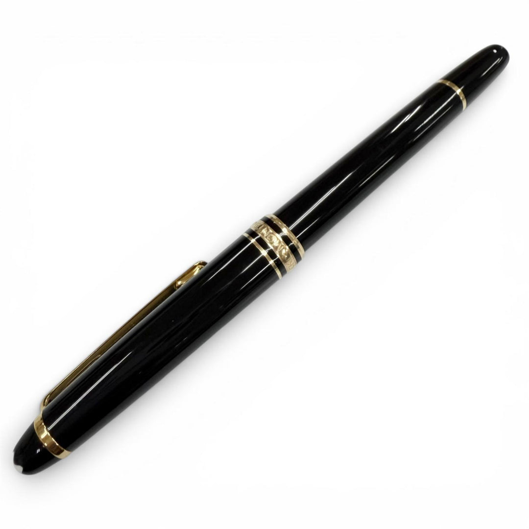 Great MONTBLANC fountain pen Meisterstück Classic white star black 14K mens