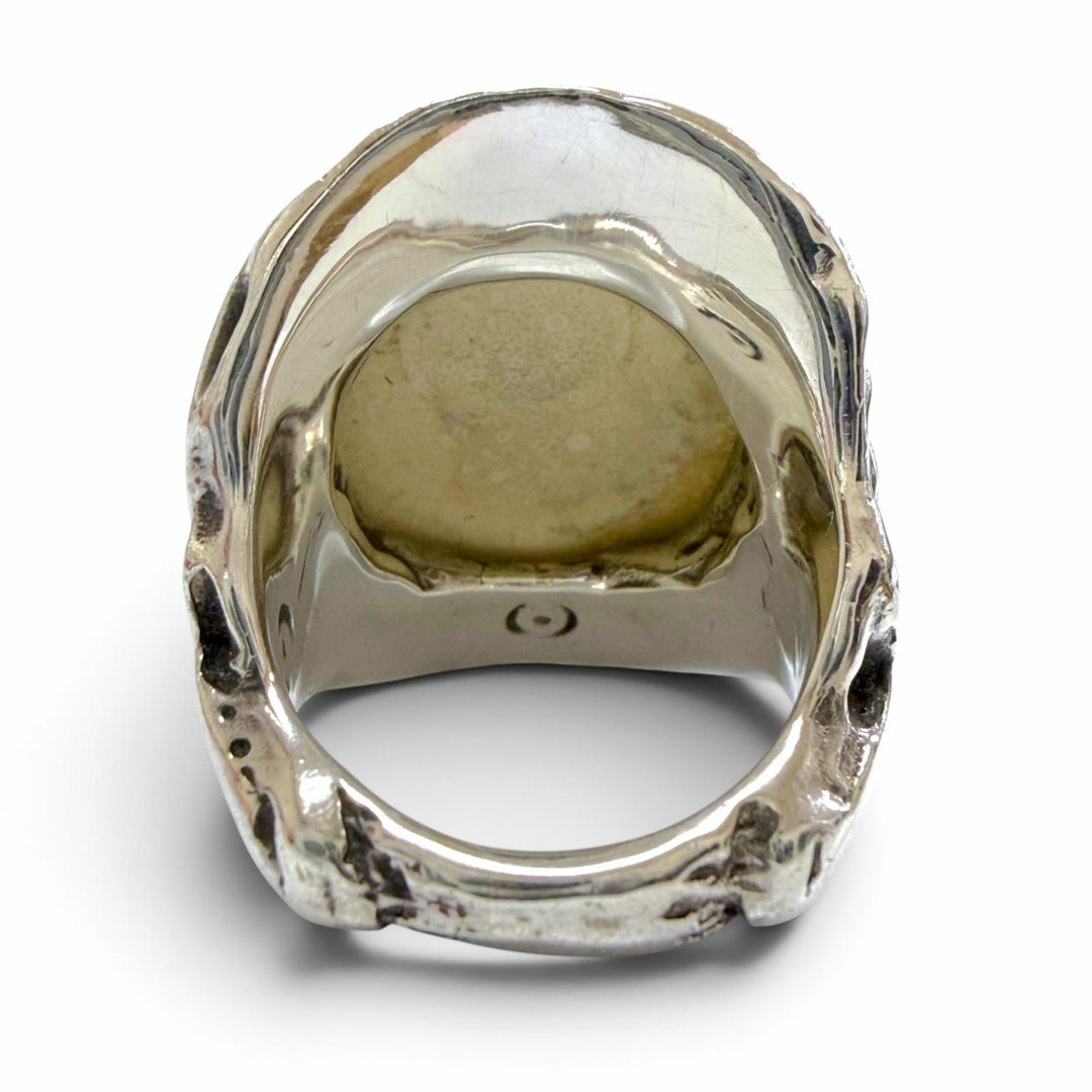 Very Good ALEX STREETER Ring ring Angel heart Silver 925 mens
