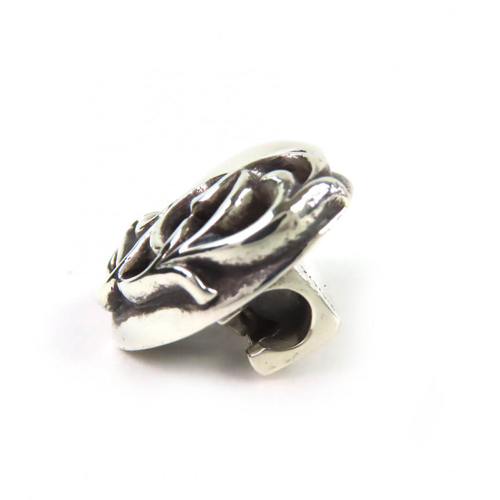 Great CHROME HEARTS hair accessory Heart motif concho button hair tie Silver 925