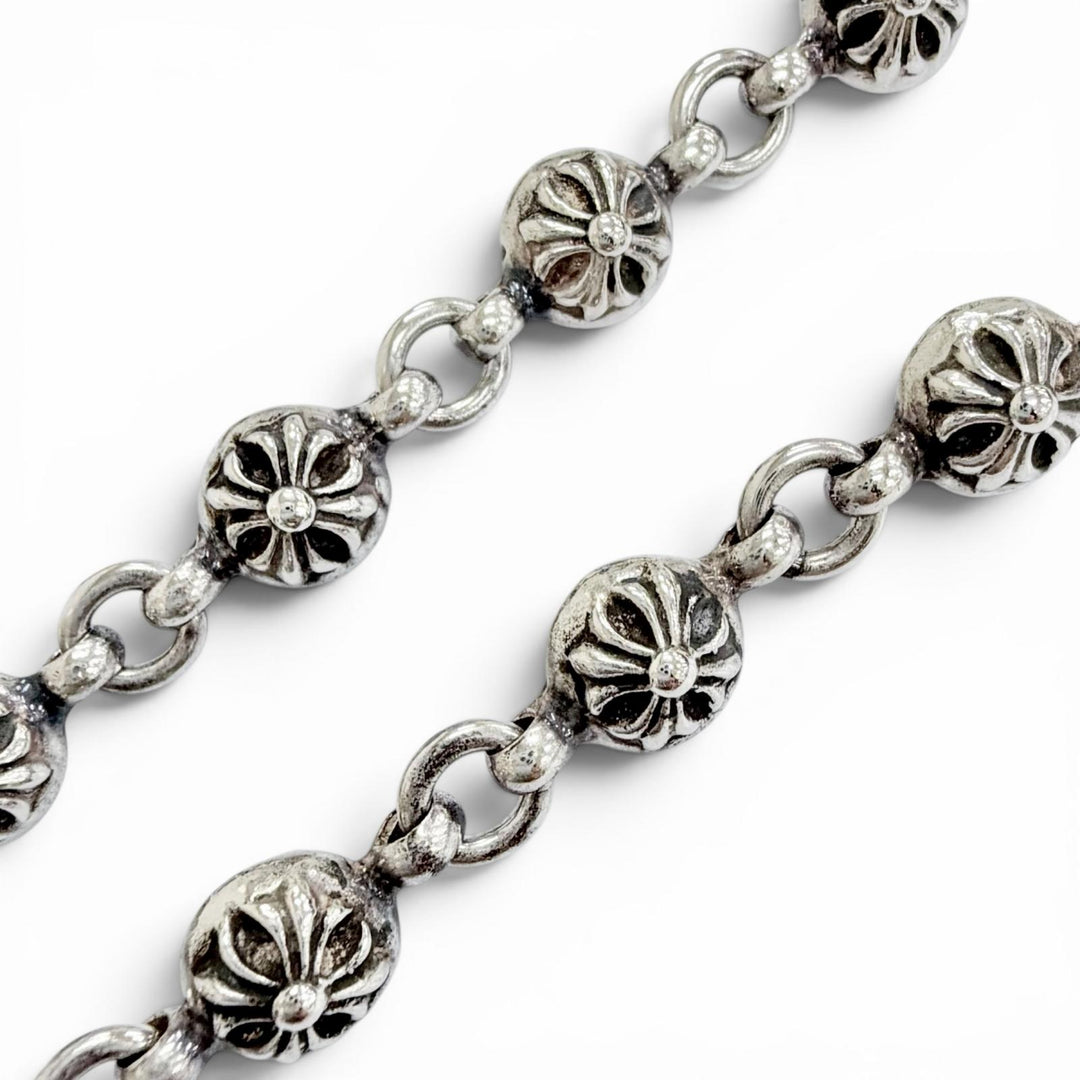 Great CHROME HEARTS 1 CRSBL CHN SML CH CRS Crossball Chain Small CH Necklace