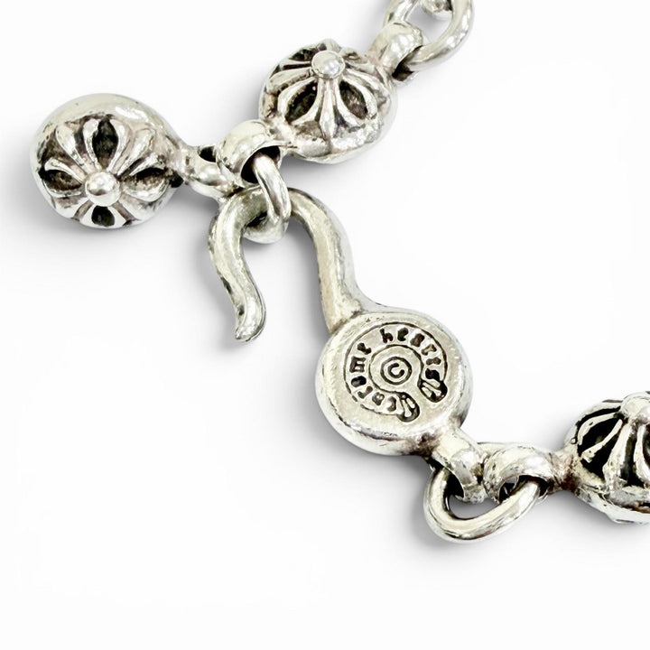 Great CHROME HEARTS 1 CRSBL CHN SML CH CRS Crossball Chain Small CH Necklace
