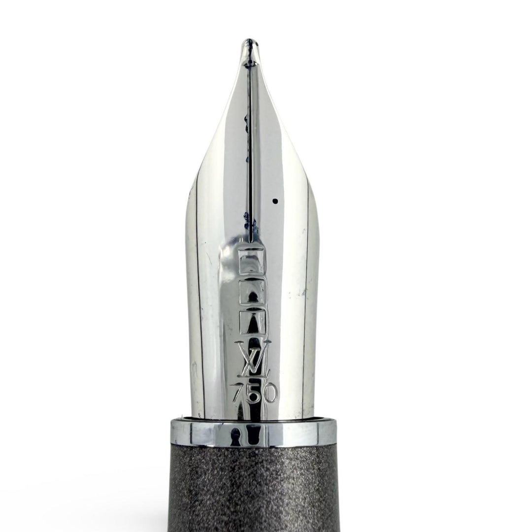 Great LOUIS VUITTON fountain pen Jetligne Metallic gray 18K mens N79258