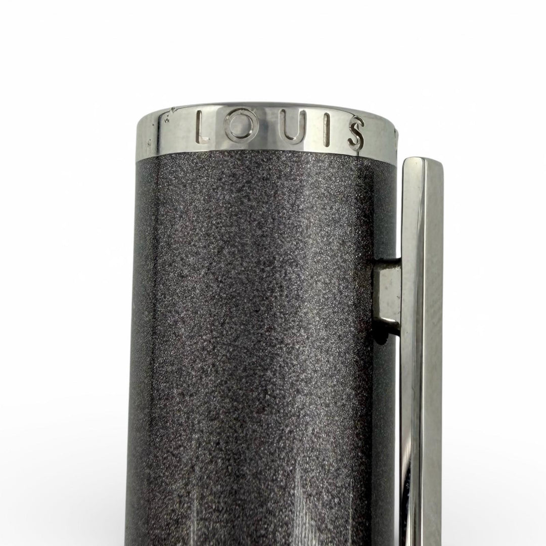Great LOUIS VUITTON fountain pen Jetligne Metallic gray 18K mens N79258