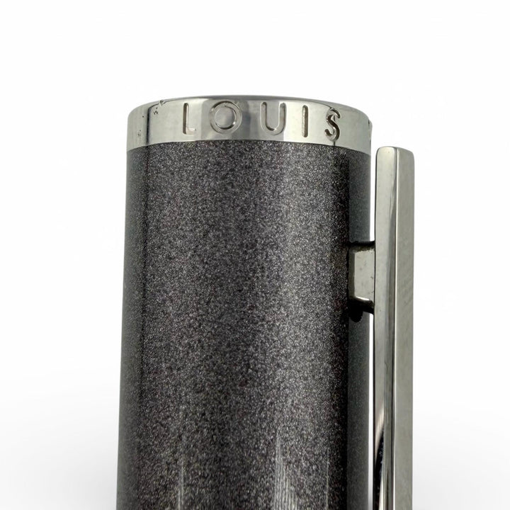 Great LOUIS VUITTON fountain pen Jetligne Metallic gray 18K mens N79258