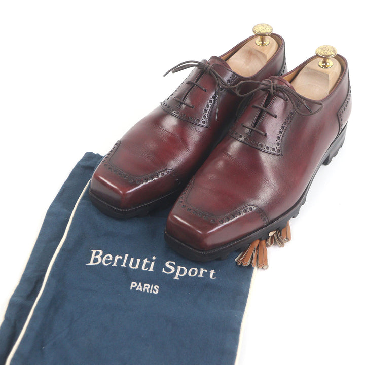 Berluti Olga Ultima Patina 方头礼服鞋，尺码 8.5