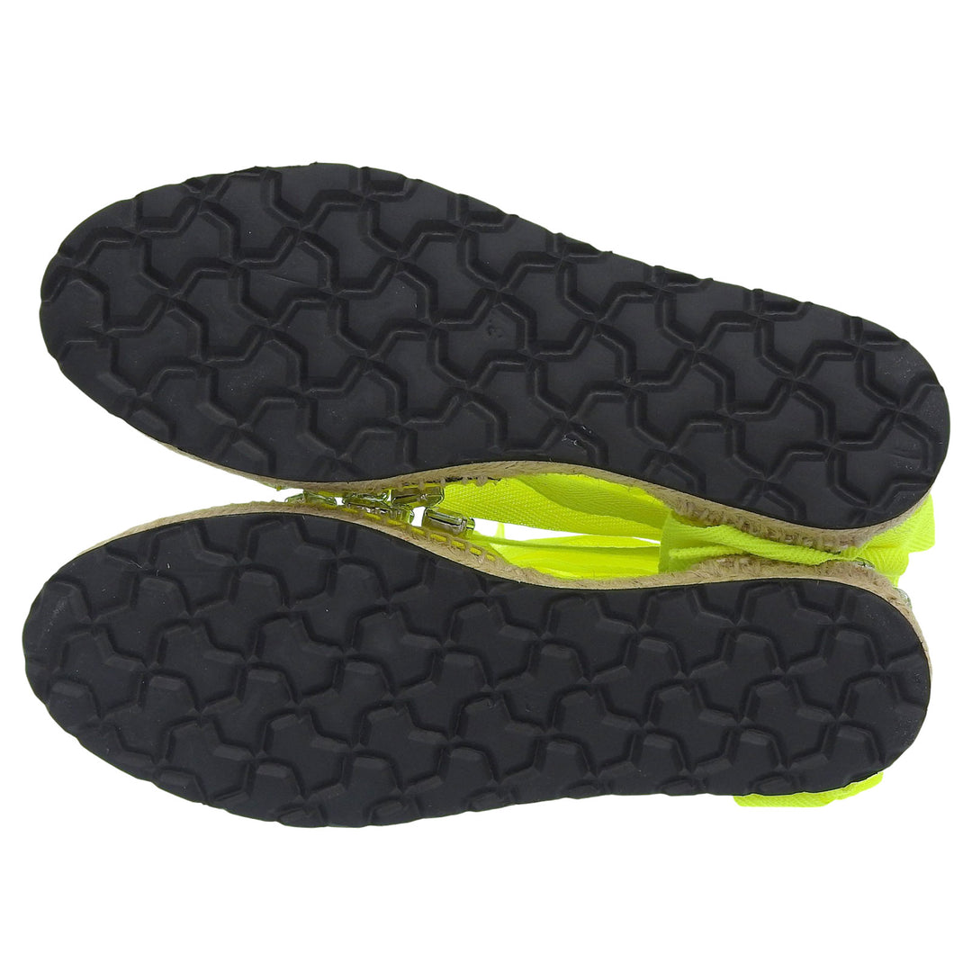 Pristine LOEWE Sandals yellow canvas Women 37
