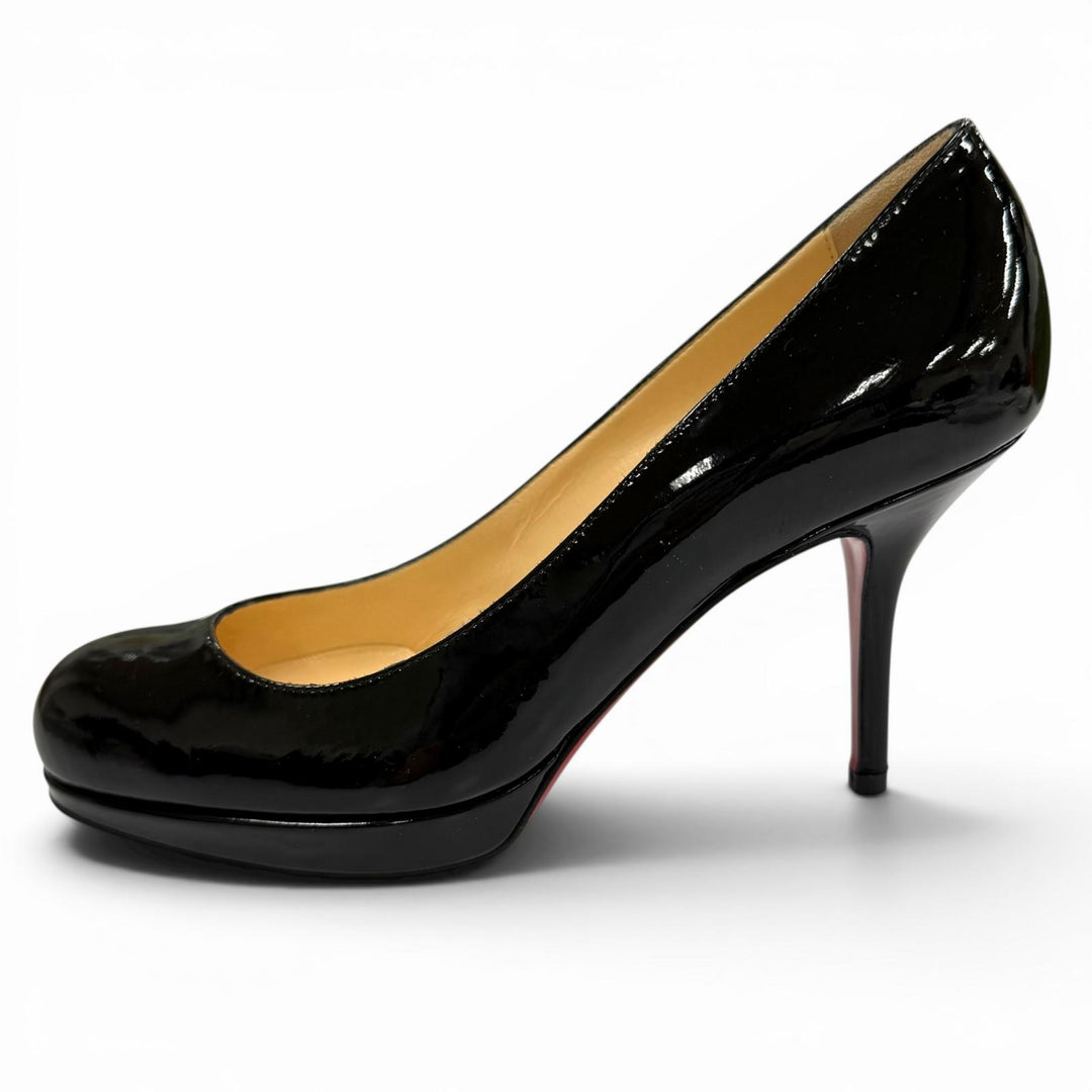 Pristine Christian Louboutin pumps PRORATA 90 black Patent leather Women 35