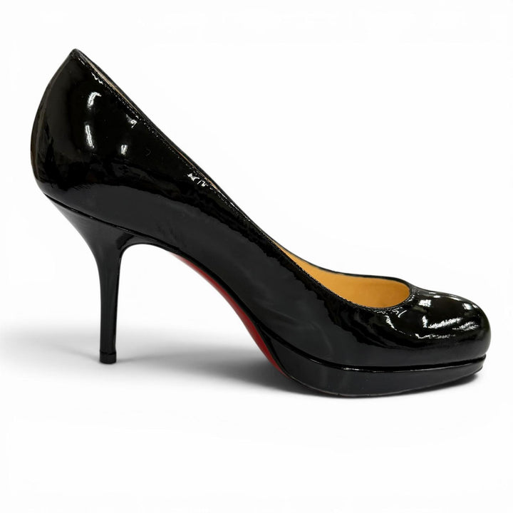 Pristine Christian Louboutin pumps PRORATA 90 black Patent leather Women 35