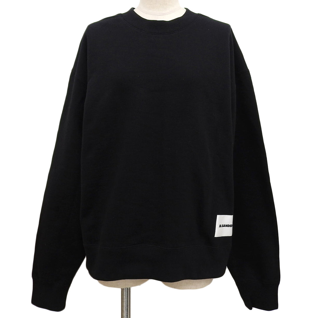 Pristine JIL SANDER+ sweat black cotton Women M J40GU0102