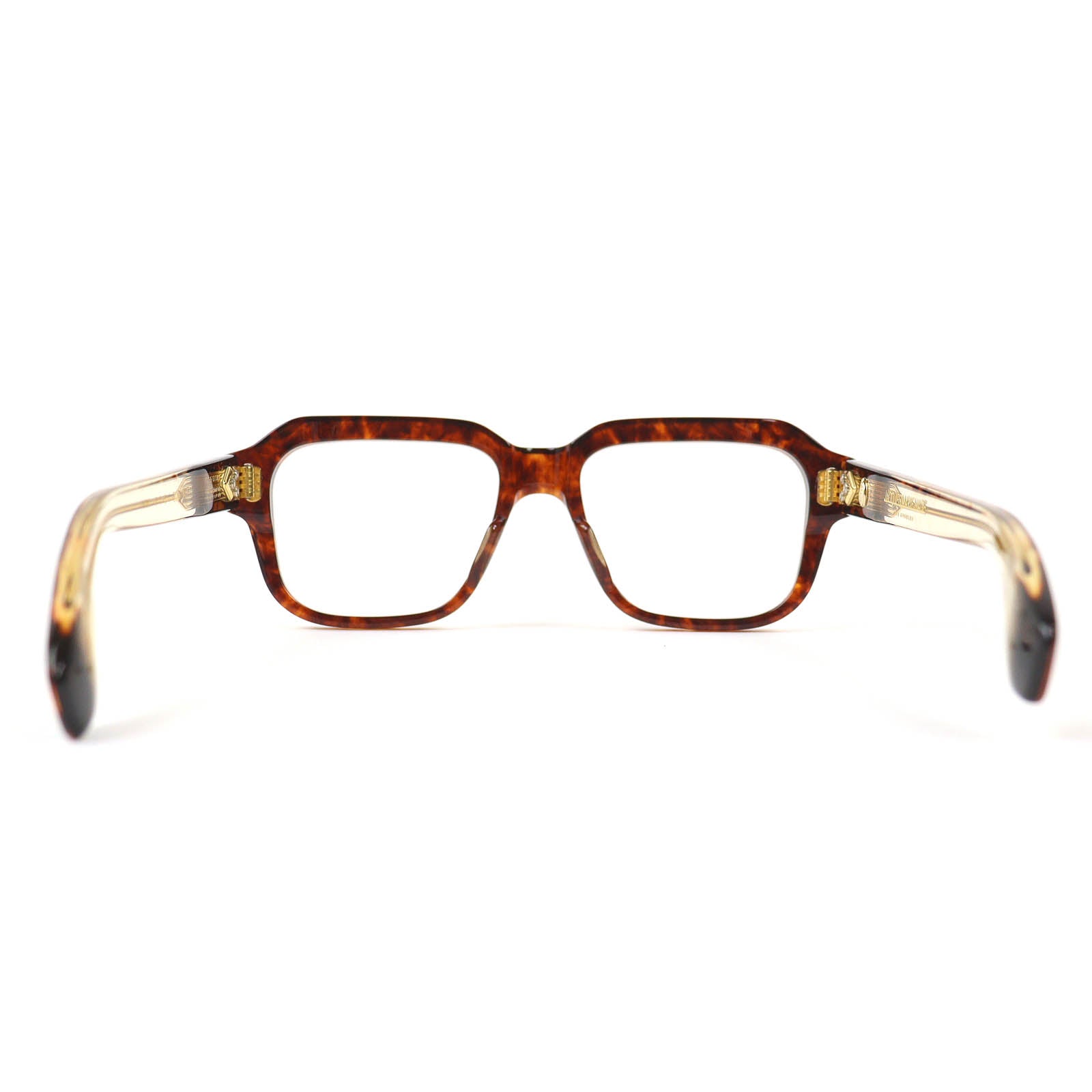 美品△JACQUESMARIEMAGE  ジャックマリーマージュ VIVIENNE-ARGYLE 106/450 世界450本限定 メガネ 眼鏡 アイウェア クリアブラウン（マーブル） ゴールド金具 55□19 度入り 箱・ケース付き メンズ 定価159,500円 Great JACQUESMARIEMAGE Glasses VIVIENNE-ARGYLE 106/450 Limited to