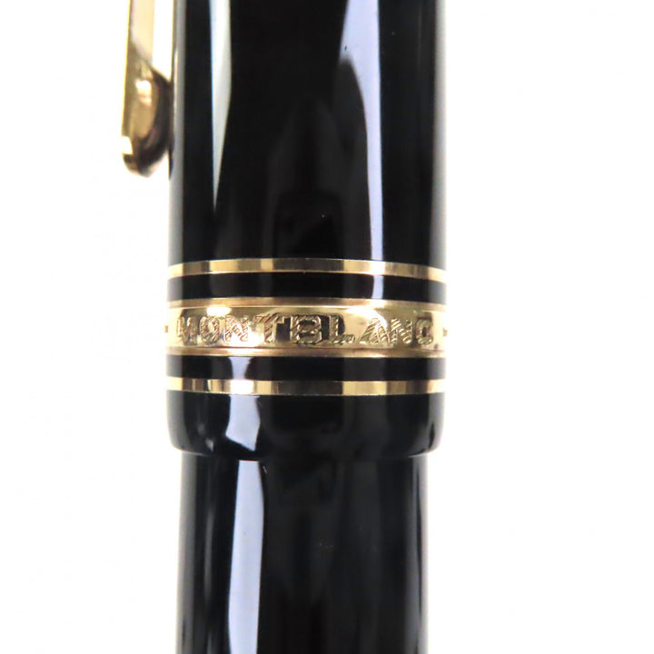 优秀万宝龙钢笔 Meisterstück 149 白星黑金 14K 男式