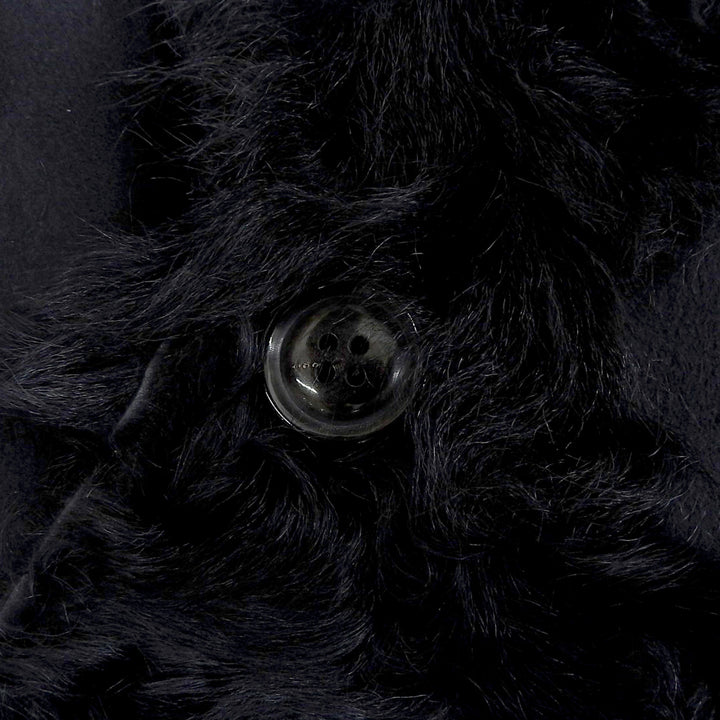Great Diagram GRACE CONTINENTAL Mouton coat black Sheep leather Women 38