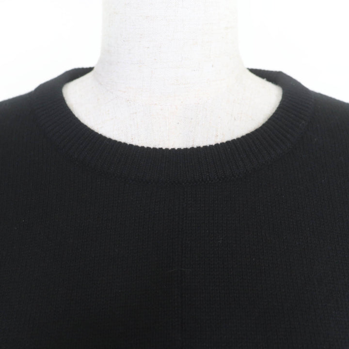 素晴らしいHERMESワンピースブラックカシミアレディース42
