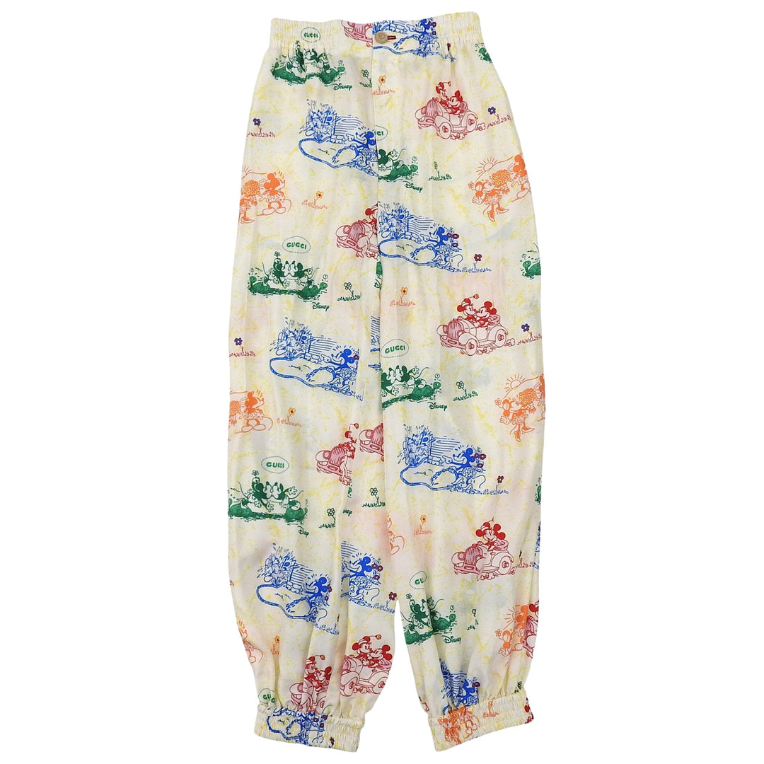 Pristine GUCCI×Disney Pants multicolor silk Women 36 596965
