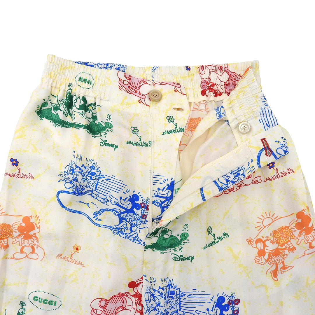 Pristine GUCCI×Disney Pants multicolor silk Women 36 596965