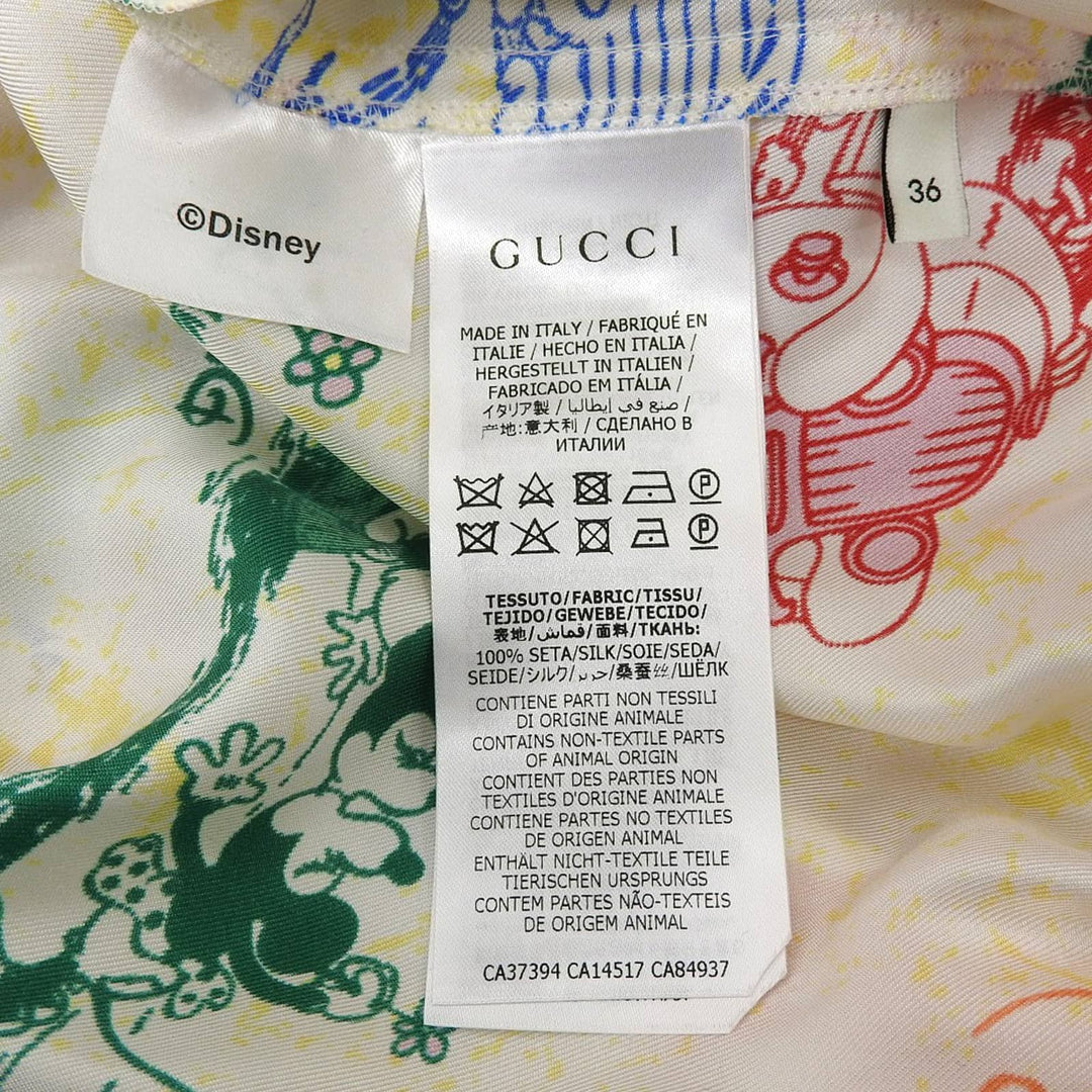 Pristine GUCCI×Disney Pants multicolor silk Women 36 596965