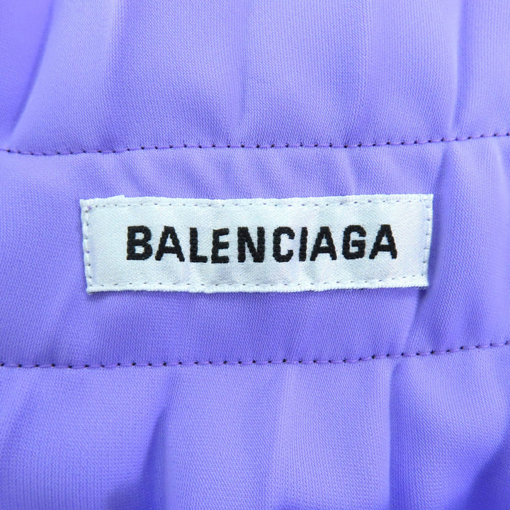 優れたBALENCIAGAプリーツスカートパープルポリエステルレディース34 529757