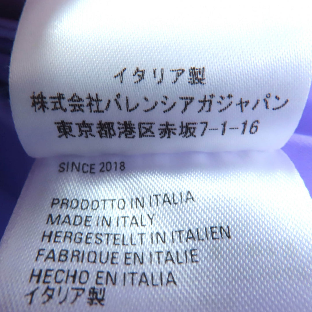 優れたBALENCIAGAプリーツスカートパープルポリエステルレディース34 529757