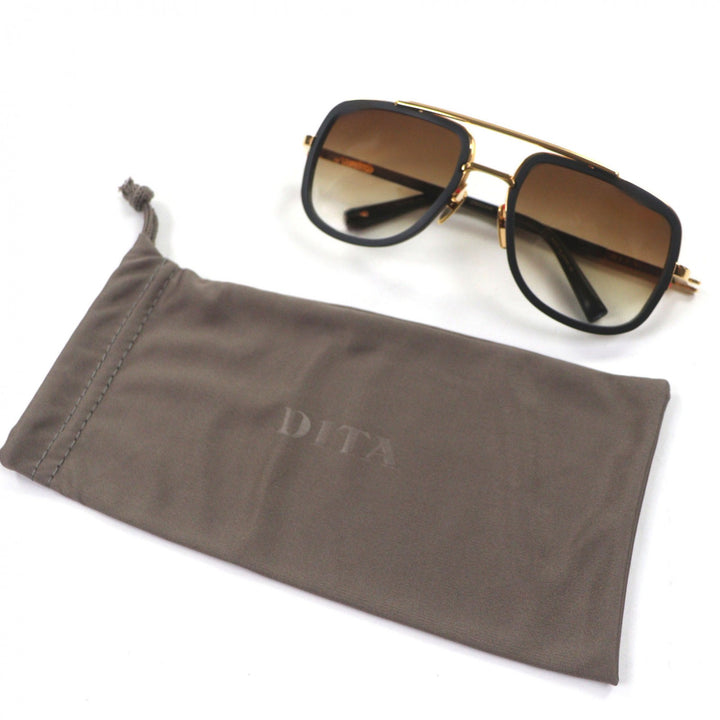 Excellent DITA sunglasses MACH-S Eyewear gold mens DTS412