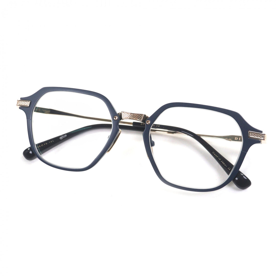 Excellent DITA Glasses UNION THREE Navy Pink Gold Black ー mens DTX425