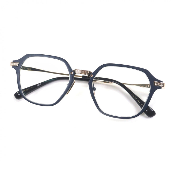 Excellent DITA Glasses UNION THREE Navy Pink Gold Black ー mens DTX425