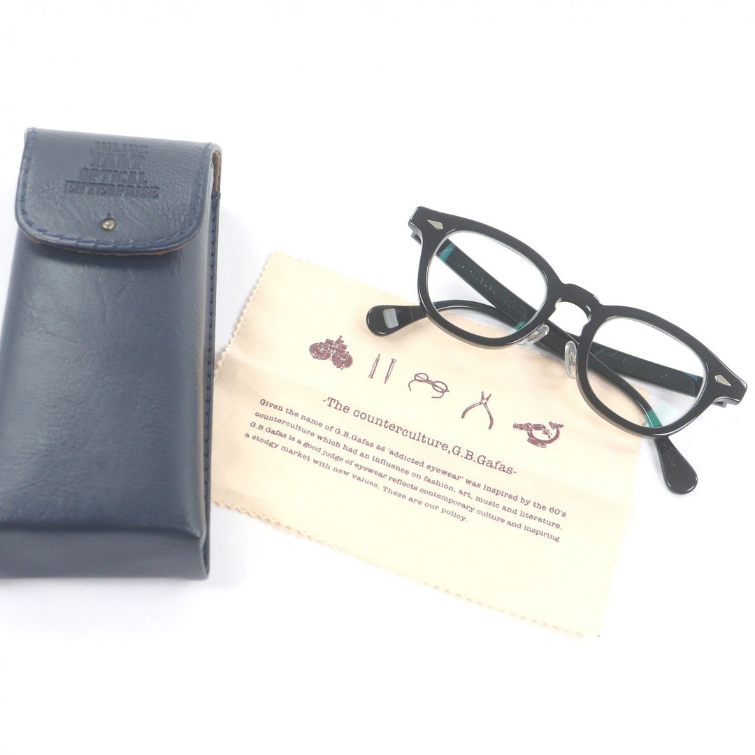 Excellent JULIUS TART OPTICAL Glasses AR Gold Edition Wellington black