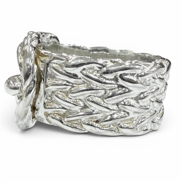 Excellent HERMES Ring ring Diane Silver 925 mens