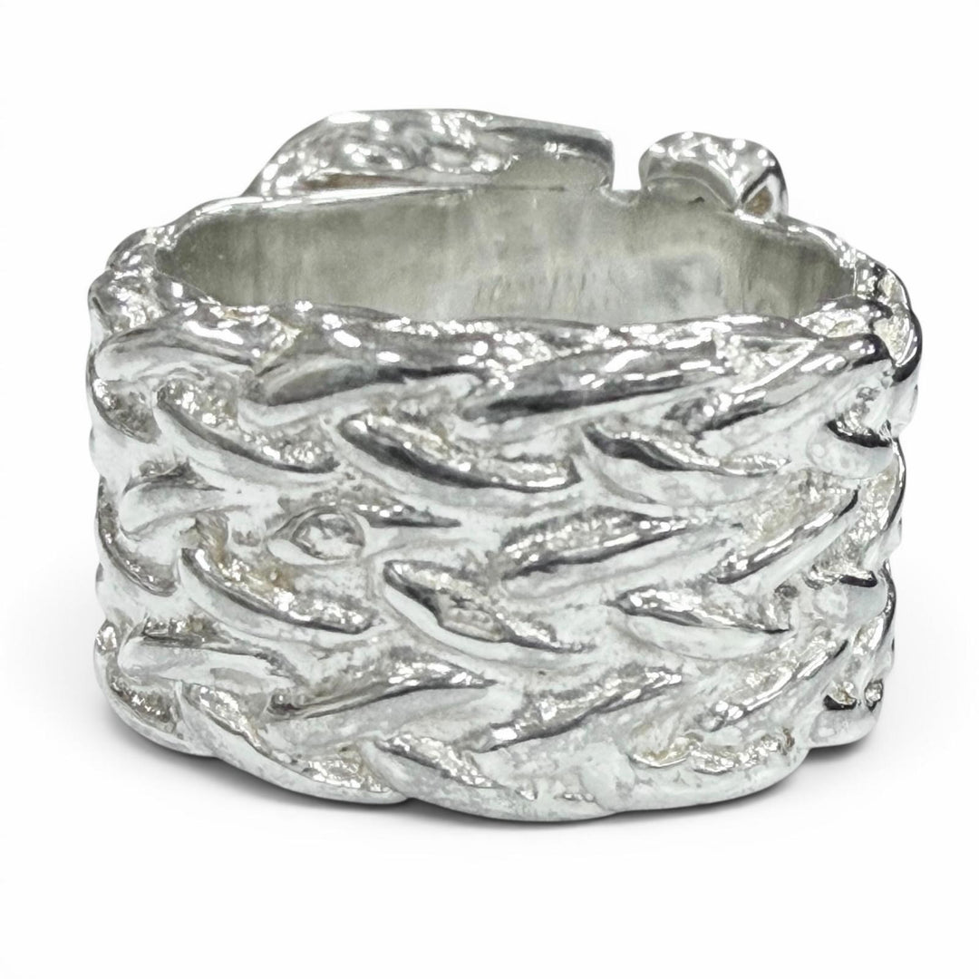 Excellent HERMES Ring ring Diane Silver 925 mens