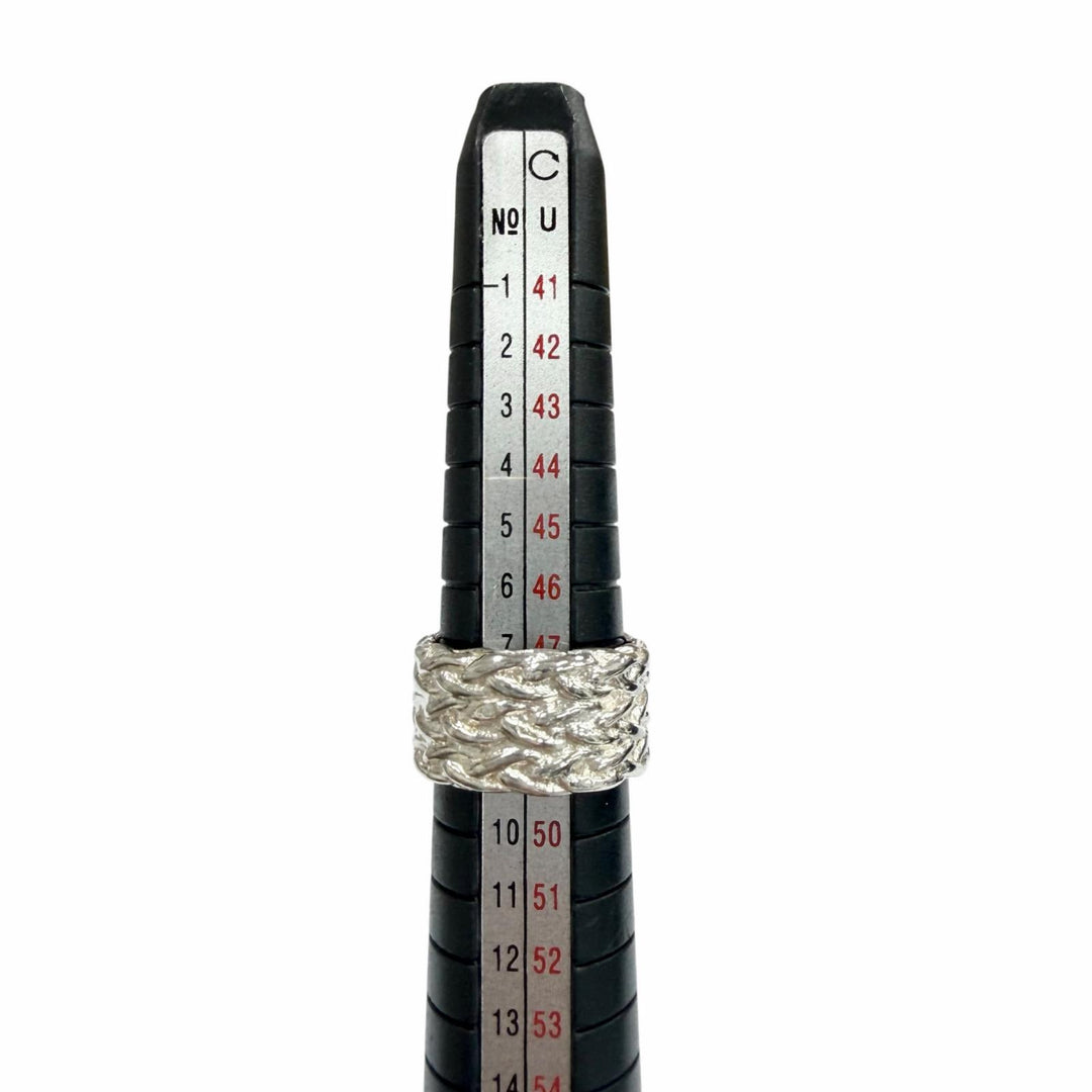 Excellent HERMES Ring ring Diane Silver 925 mens