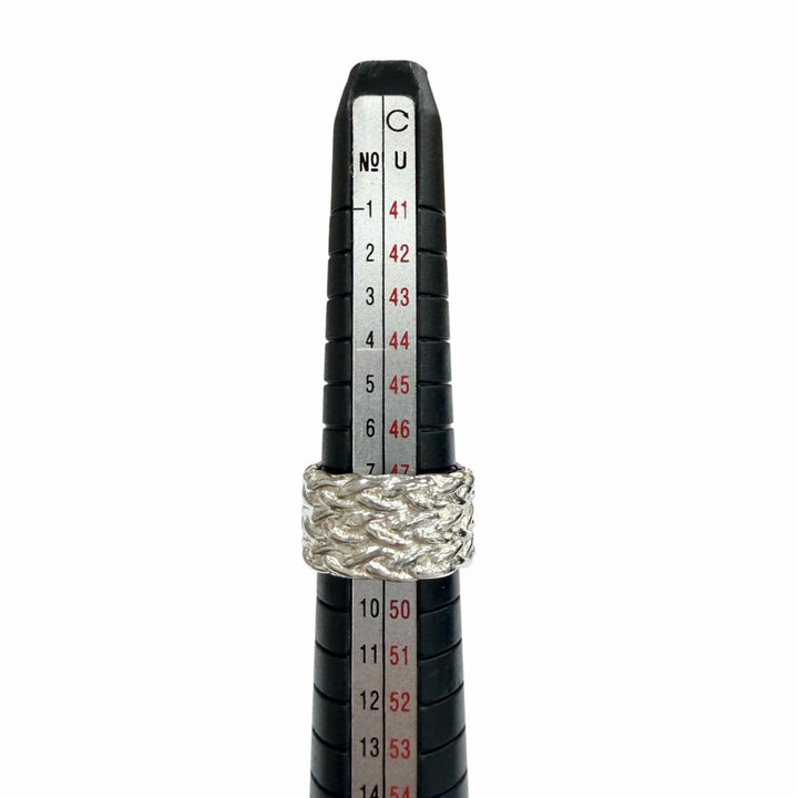 Excellent HERMES Ring ring Diane Silver 925 mens