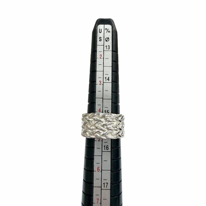 Excellent HERMES Ring ring Diane Silver 925 mens