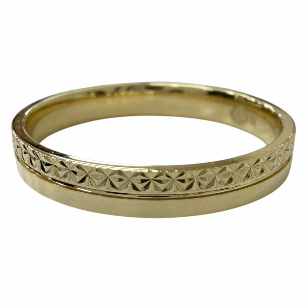 Excellent AVALANCHE Ring ring Diamond cutting process Yellow Gold 10K DH154-30