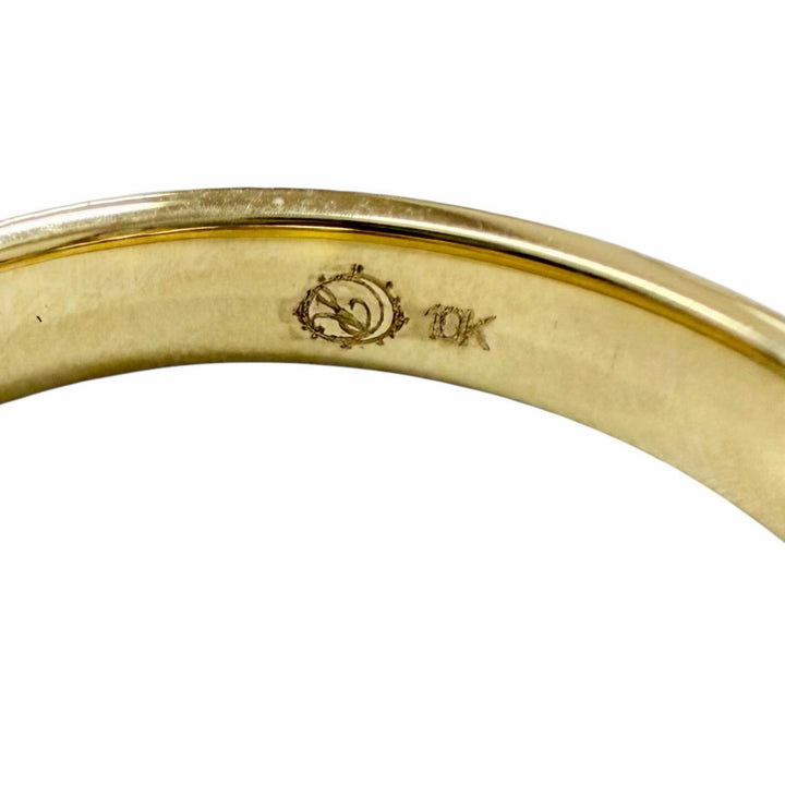 Excellent AVALANCHE Ring ring Diamond cutting process Yellow Gold 10K DH154-30