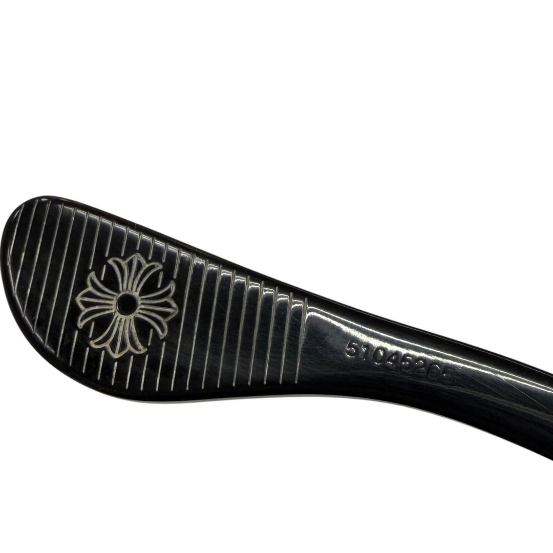 Great CHROME HEARTS Glasses BOX-OFFICER Dagger Metal Square black 925 mens