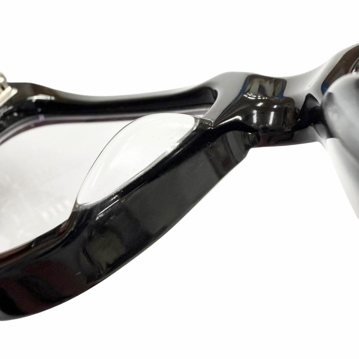 Great CHROME HEARTS Glasses BOX-OFFICER Dagger Metal Square black 925 mens
