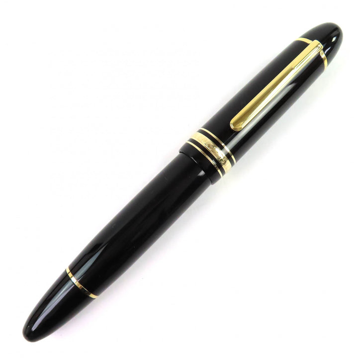 Great MONTBLANC fountain pen Meisterstück 149 black 18K mens