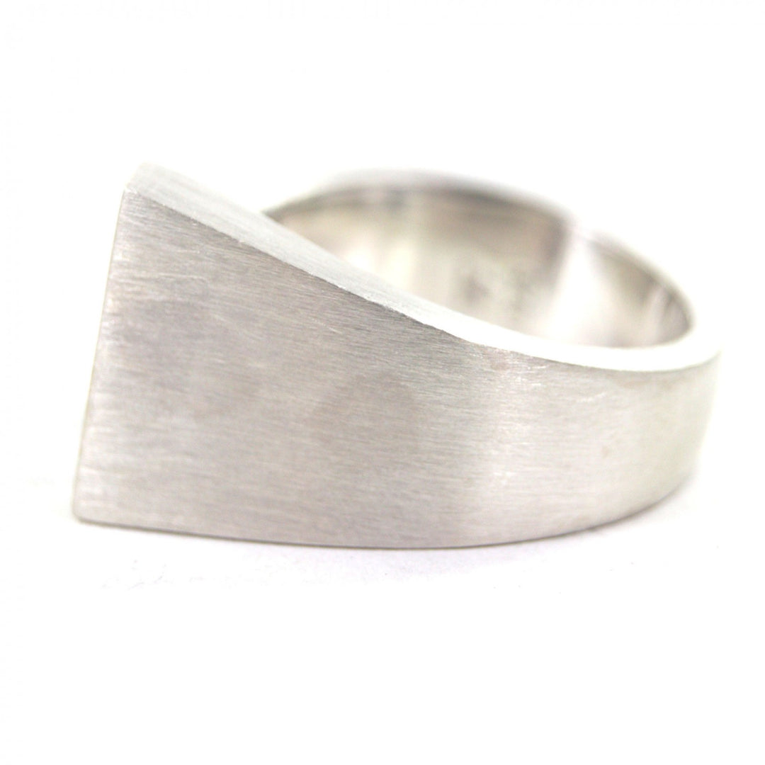 Great TOM WOOD Ring Tilt Ring Current product Silver 925 mens 56