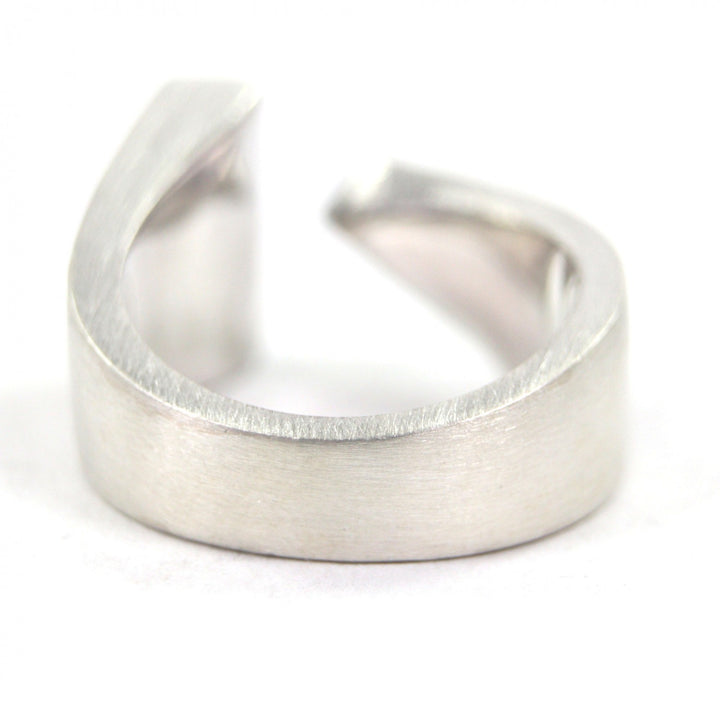 Great TOM WOOD Ring Tilt Ring Current product Silver 925 mens 56