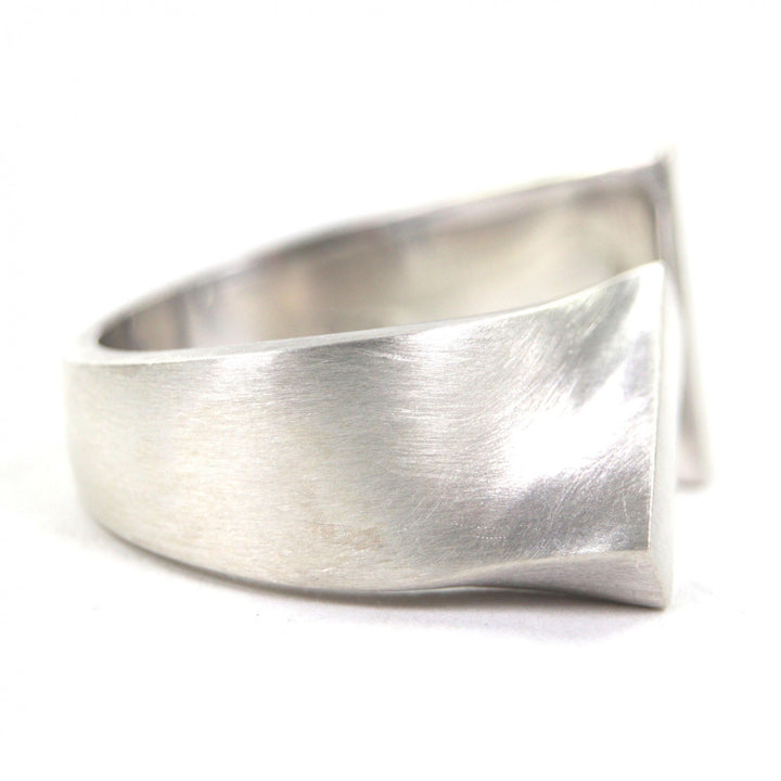 Great TOM WOOD Ring Tilt Ring Current product Silver 925 mens 56