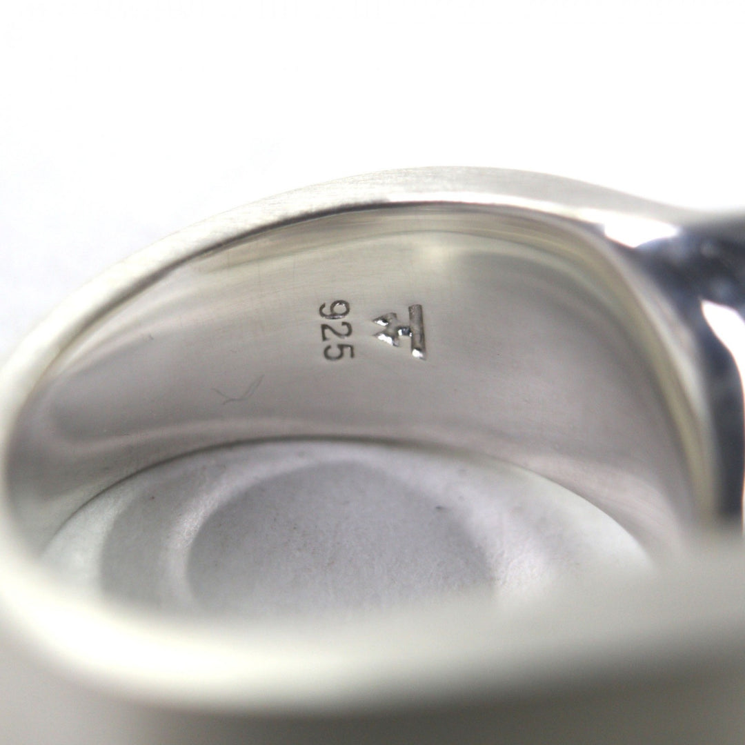 Great TOM WOOD Ring Tilt Ring Current product Silver 925 mens 56