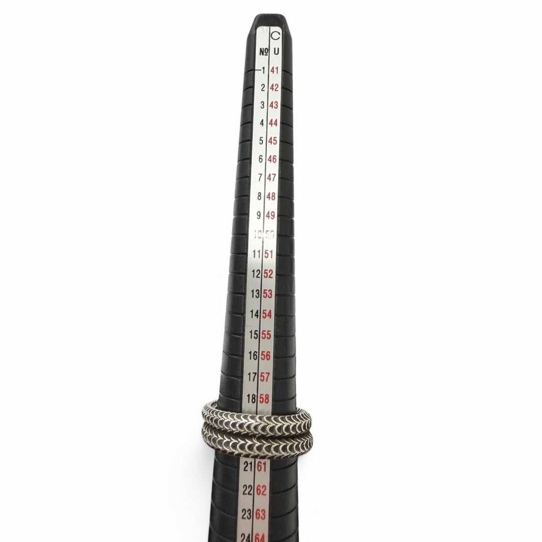 Great GUCCI Ring ring Garden snake Silver SV925 mens 21 577294
