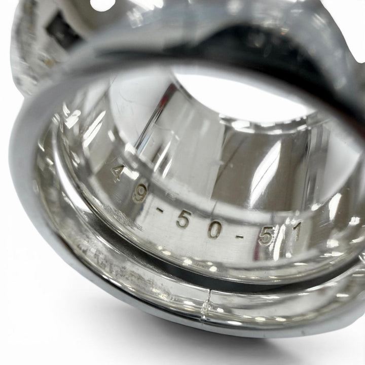 Great HERMES Ring Extra Wide Serie Silver AG925 mens