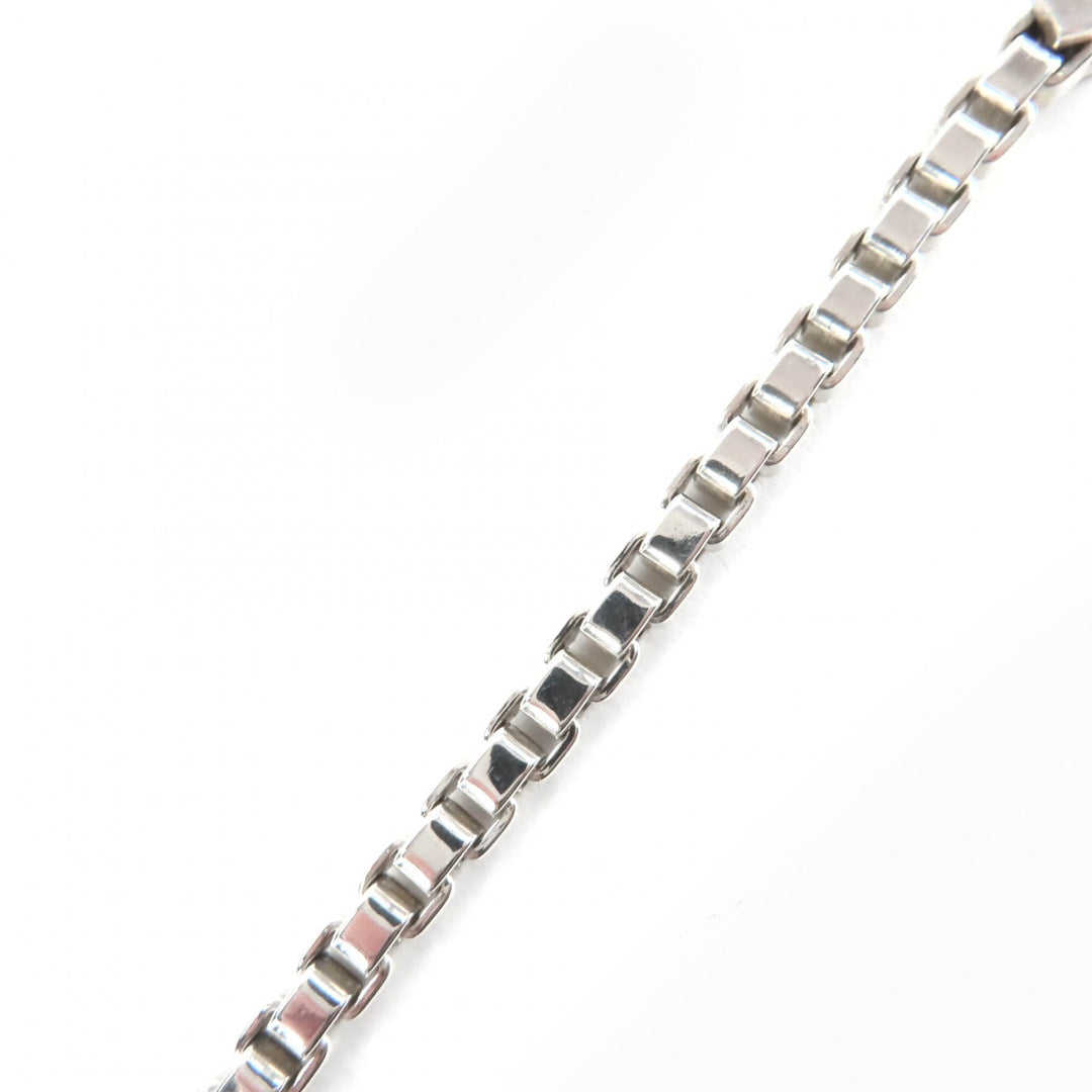 Excellent TIFFANY&Co. bracelet Venetian Link ID Bracelet Silver AG925 mens