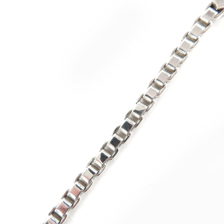 Excellent TIFFANY&Co. bracelet Venetian Link ID Bracelet Silver AG925 mens