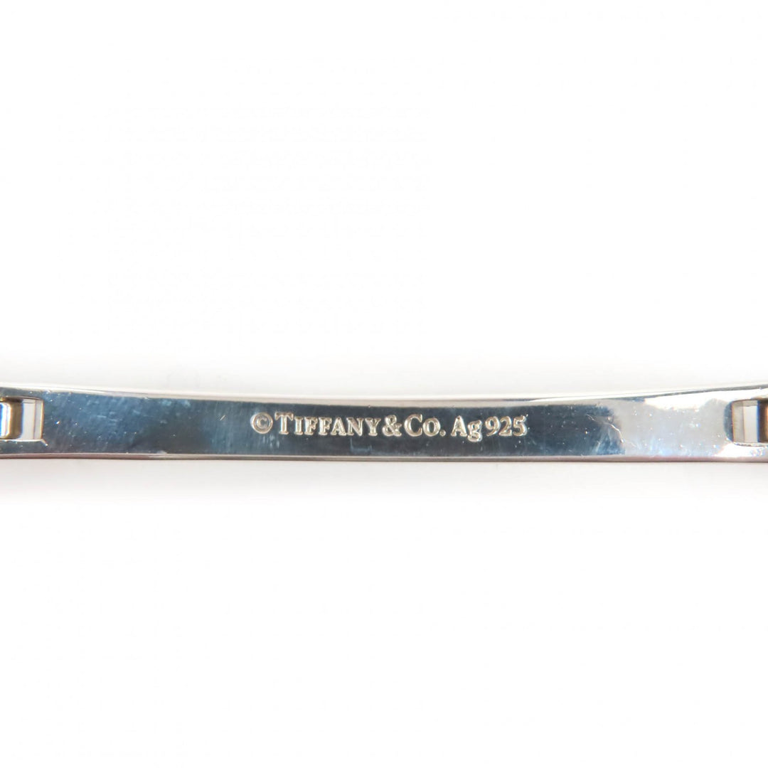 Excellent TIFFANY&Co. bracelet Venetian Link ID Bracelet Silver AG925 mens