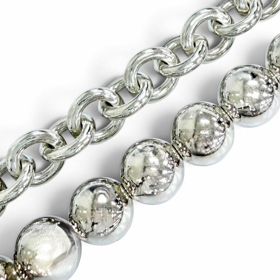 Great TIFFANY&Co. Necklace Heart Tag Wrap Silver AG925 Women