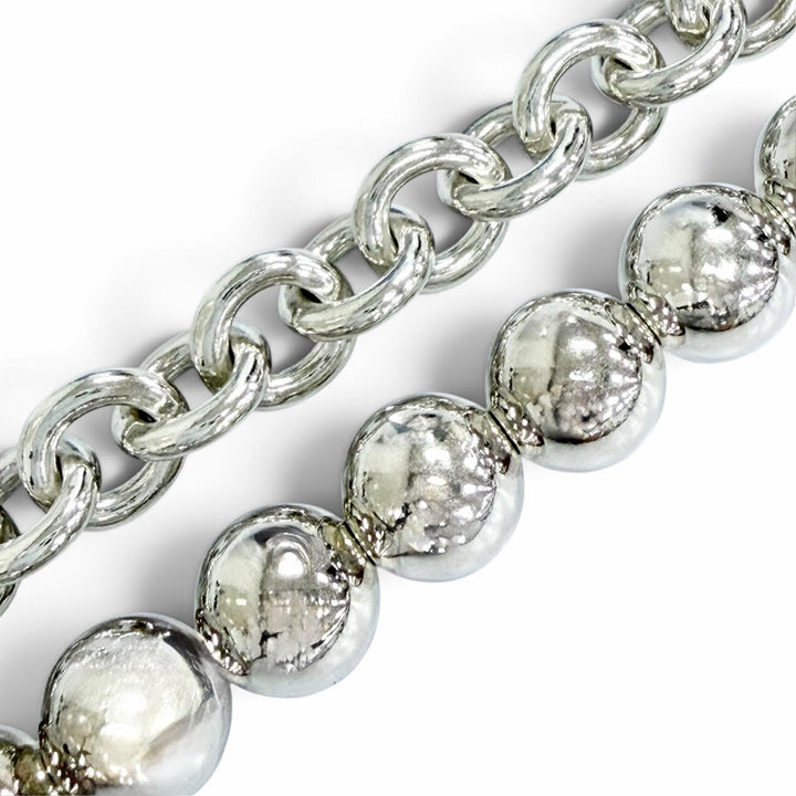 Great TIFFANY&Co. Necklace Heart Tag Wrap Silver AG925 Women