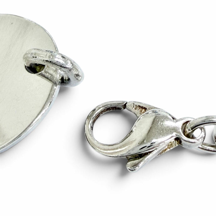 Great TIFFANY&Co. Necklace Heart Tag Wrap Silver AG925 Women