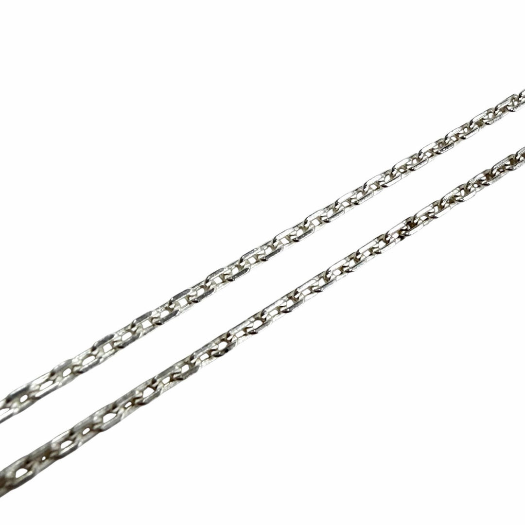 Great HERMES Necklace Chene Dunkle Anchene PM Silver 925 Women