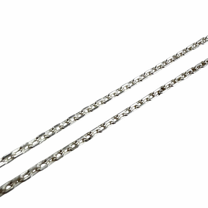Great HERMES Necklace Chene Dunkle Anchene PM Silver 925 Women